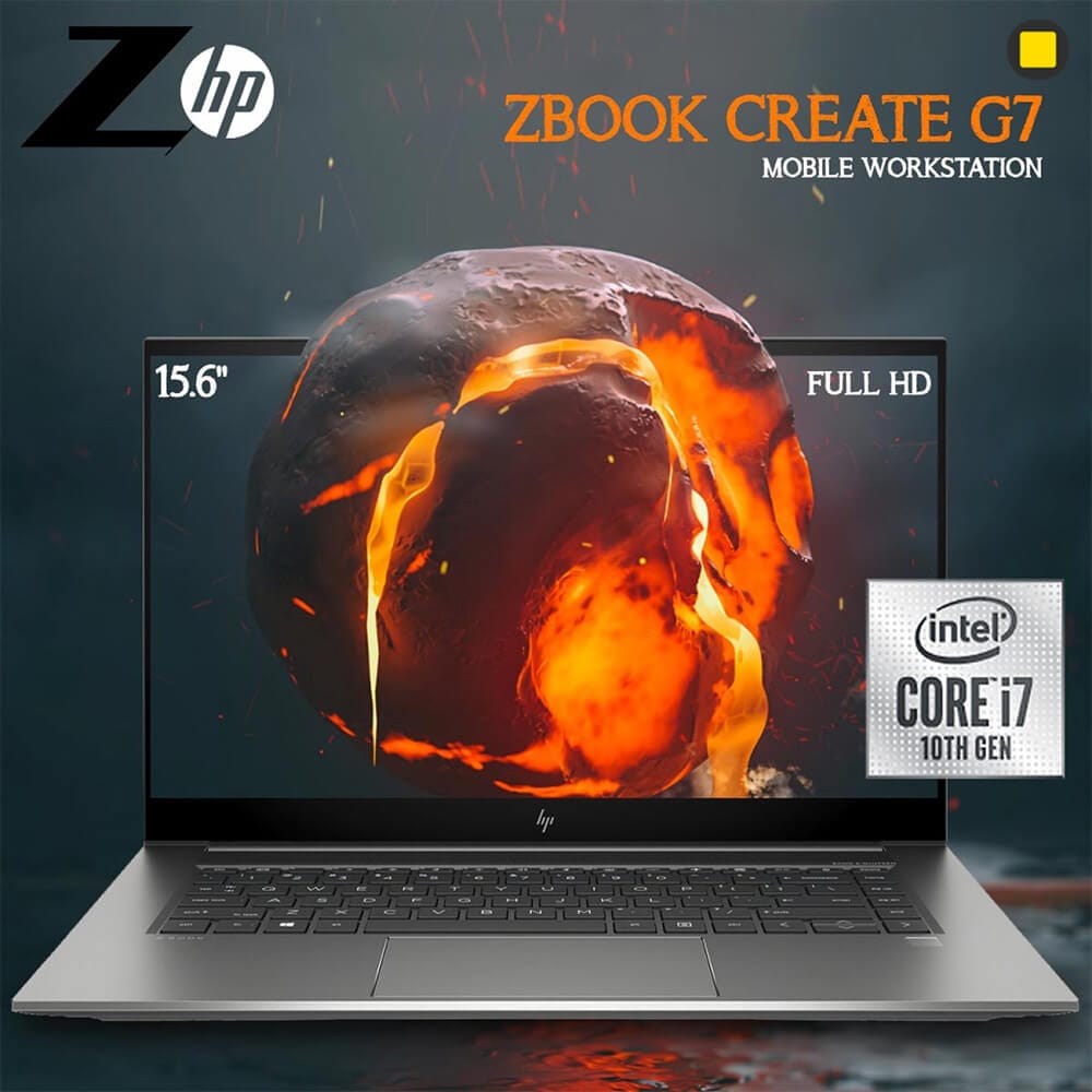 HP ZBook Create G7 15.6', Core I7-10TH,8GB Nvidia GoForce RTX 2070 Max-Q, , 32/512 - Image 14