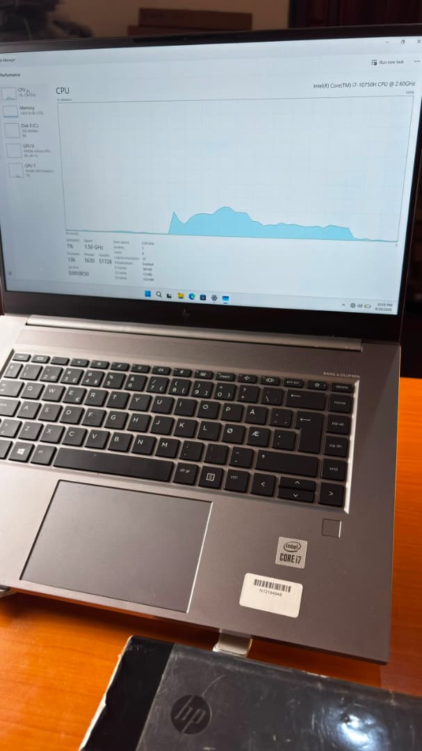 HP ZBook Create G7 15.6', Core I7-10TH,8GB Nvidia GoForce RTX 2070 Max-Q, , 32/512 - Image 5